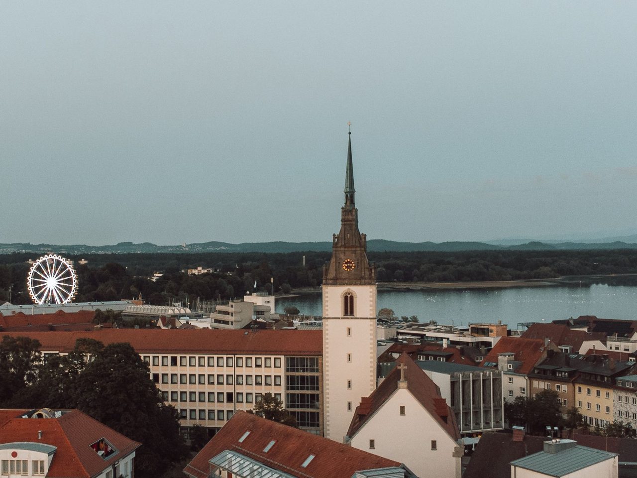 Wohngebiet von oben Friedrichshafen